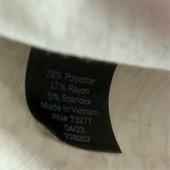 Simply Vera Vera Wang Women's Ivory Long Sleeve Shirt Size M - Picture 6 of 10